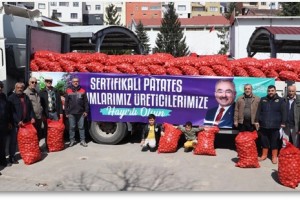 Ordu Büyükşehir Belediyesi 45 Ton Tohumluk Patates Dağıttı